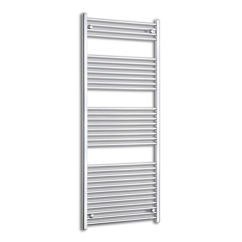 Towel Rail Only 750mm Wide 1800mm High Flat Chrome Heated Towel Rail HTR