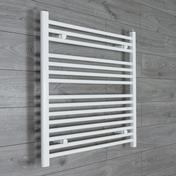 Towel Rail Only 750mm Wide 800mm High Flat White Heated Towel Rail HTR