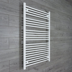 Towel Rail Only 800mm Wide 1200mm High Flat White Heated Towel Rail Radiator