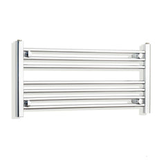 Towel Rail Only 800mm Wide 400mm High Flat Chrome Heated Towel Rail Radiator