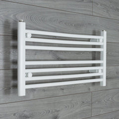 Towel Rail Only 800mm Wide 400mm High Flat White Heated Towel Rail Radiator