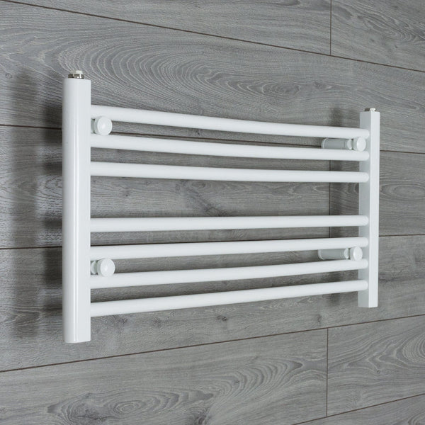 Towel Rail Only 800mm Wide 400mm High Flat White Heated Towel Rail Radiator
