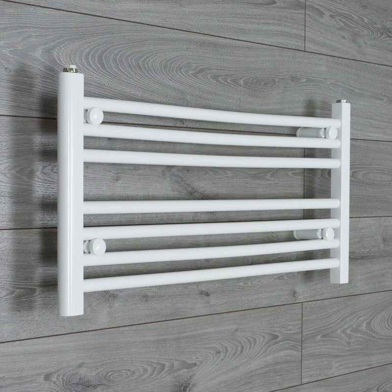 Towel Rail Only 800mm Wide 400mm High Flat White Heated Towel Rail Radiator