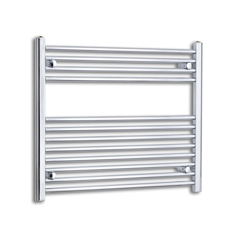 Towel Rail Only 800mm Wide 700mm High Flat Chrome Heated Towel Rail Radiator