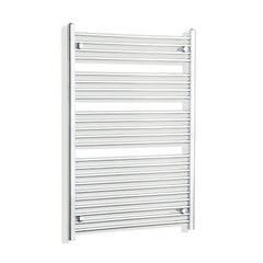 Towel Rail Only 900mm Wide 1200mm High Flat Chrome Heated Towel Radiator