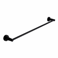 Round / Black Chrome or Black Magnetic Hanger Extra Towel Bar For Straight Towel Radiators