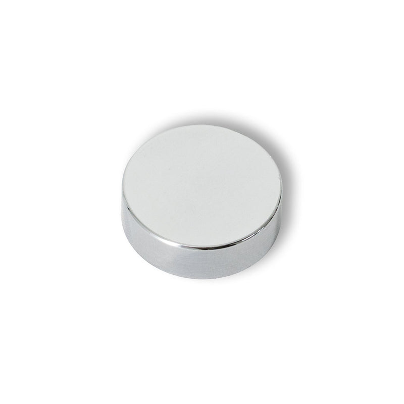 Pair of Chrome Cover Caps for Heated Towel Rail Radiators