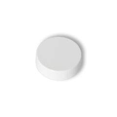 Pair of White Cover Caps for Heated Towel Rail Radiators