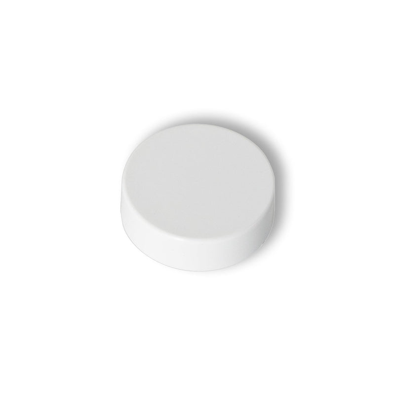 Pair of White Cover Caps for Heated Towel Rail Radiators