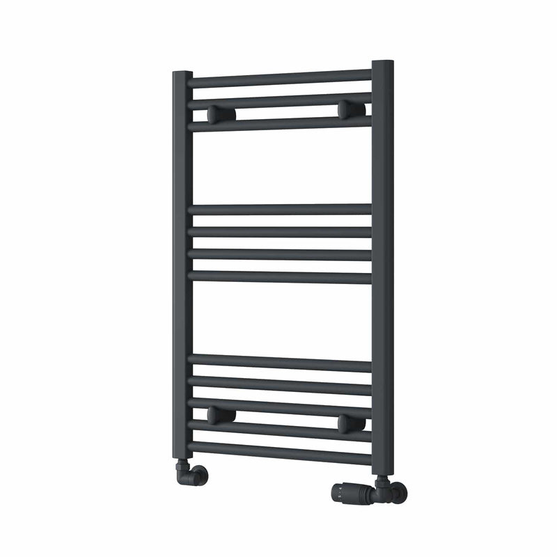 800 x 500 mm Reina Capo Flat Designer Towel Rail Radiator Anthracite