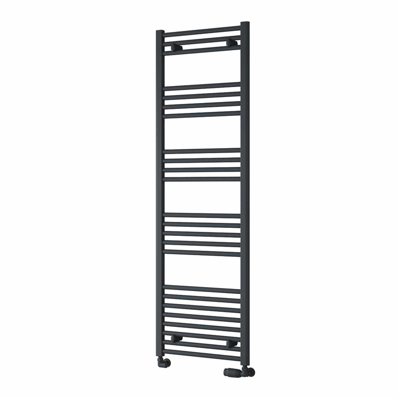 1600 x 500 mm Reina Capo Flat Designer Towel Rail Radiator Anthracite