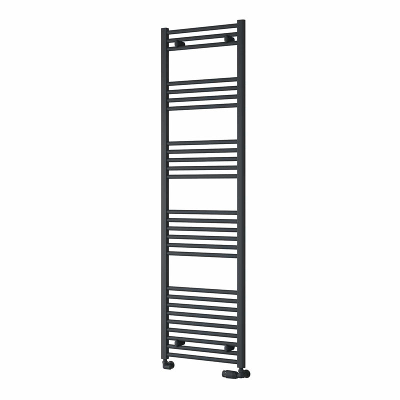 1800 x 500 mm Reina Capo Flat Designer Towel Rail Radiator Anthracite