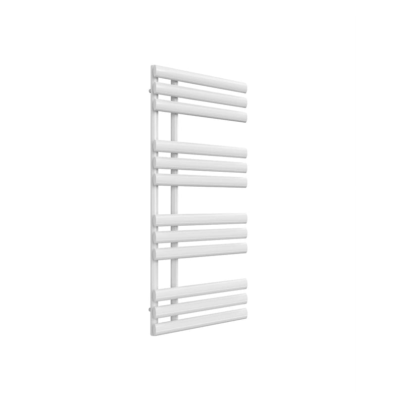 White / 1130 x 500 mm Reina Chisa Vertical Heated Designer Steel Radiator