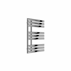 Chrome / 820 x 500 mm Reina Chisa Vertical Heated Designer Steel Radiator