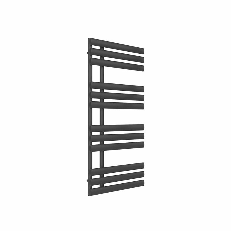 Anthracite / 1130 x 500 mm Reina Chisa Vertical Heated Designer Steel Radiator