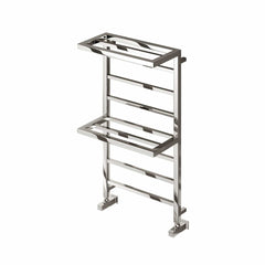 Reina Designer Elvina 2 Chrome Heated Steel Towel Radiator