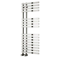 Reina Designer Felino Vertical Chrome Heated Towel Rail Steel Radiator