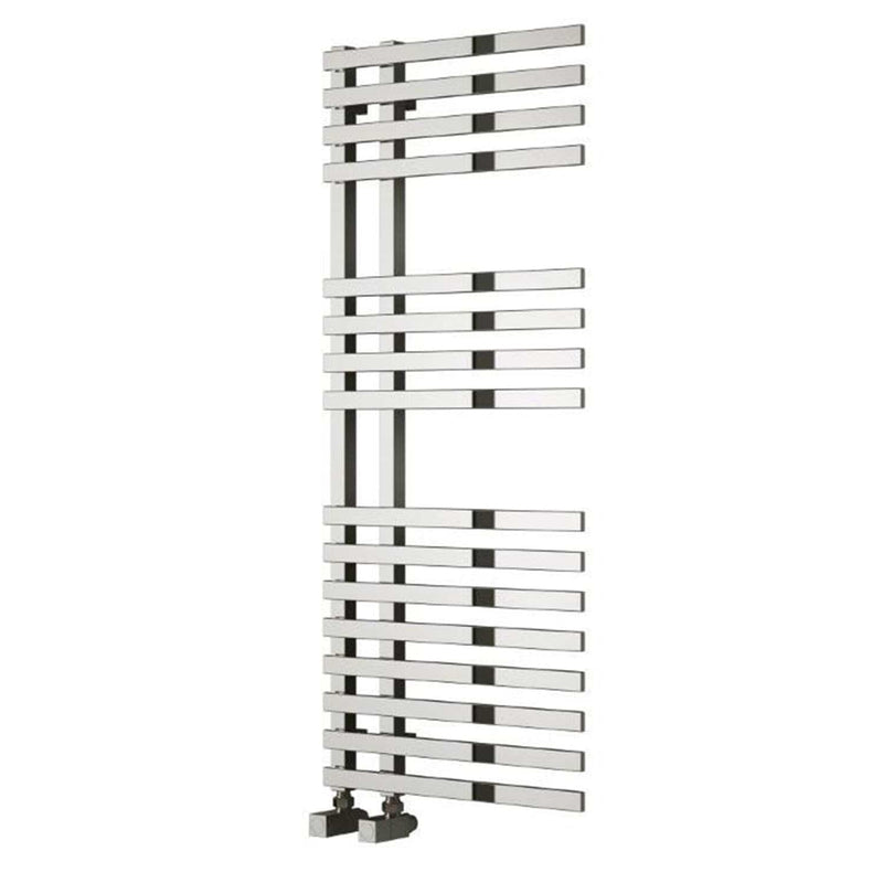Reina Designer Felino Vertical Chrome Heated Towel Rail Steel Radiator