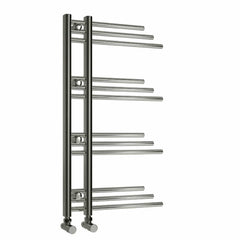 Reina Designer Palmari Vertical Chrome Heated Towel Rail Steel Radiator