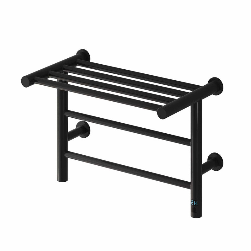 350 x 500 mm / Black Reina Maira Dry Electric Heated Designer Towel Rail