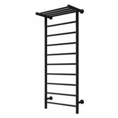 1190 x 500 mm / Black Reina Maira Dry Electric Heated Designer Towel Rail