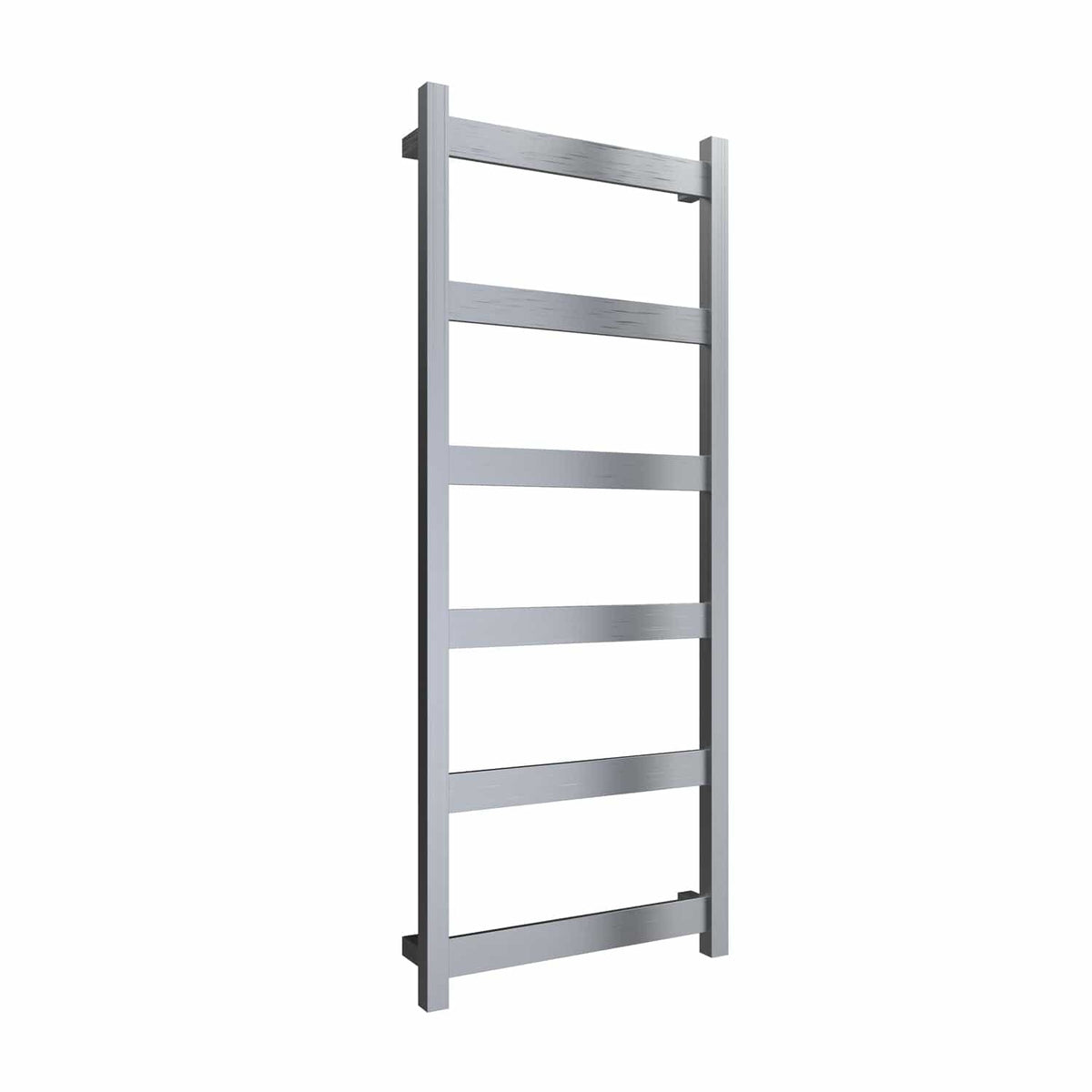 Brushed / 1170 x 480 mm Reina Mina Designer Vertical Heated Stainless Steel Radiator