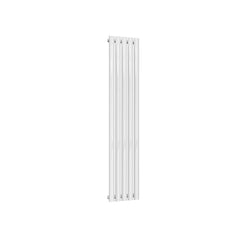 White / Single / 1500 x 354 mm Reina Neva Designer Vertical Steel Radiator