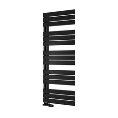 Black / 1424 x 550mm Reina Pettino Vertical Mild Steel Designer Radiator