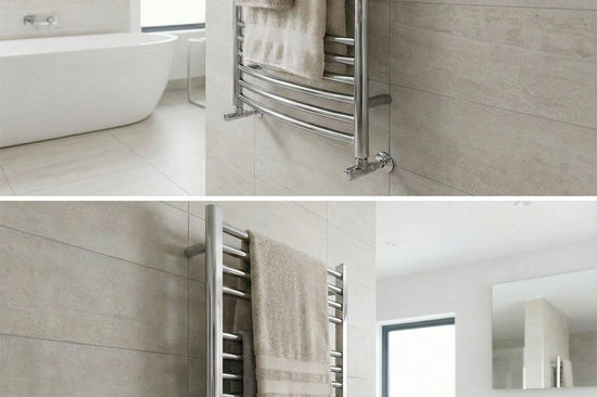 Curved vs Straight Towel Rails: The Differences Explained