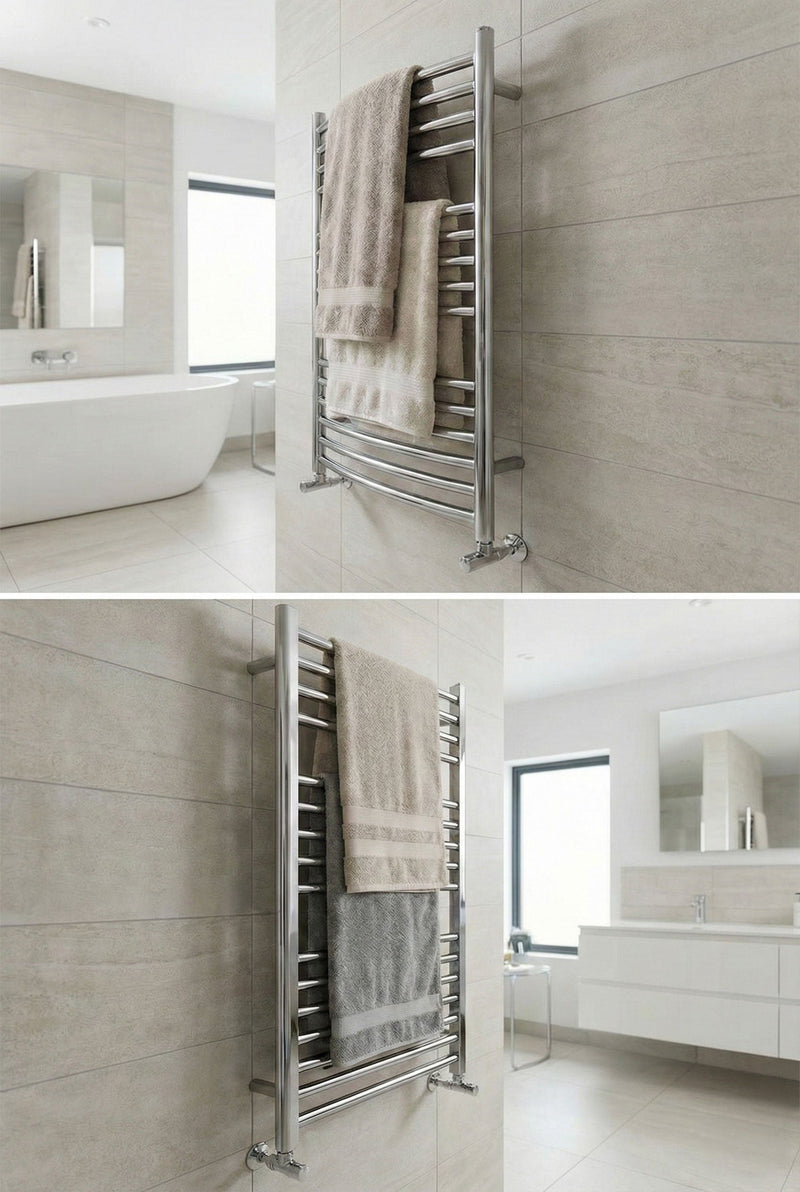Curved vs Straight Towel Rails: The Differences Explained