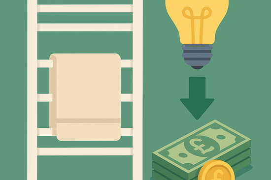 How to Save Money on Your Energy Bill with a Towel Rail