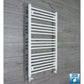 600mm Wide x 1200mm High Heated Towel Radiator Flat White