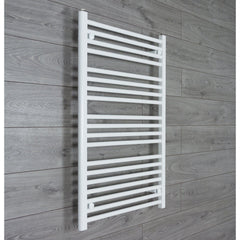 600mm Wide x 1200mm High Heated Towel Radiator Flat White