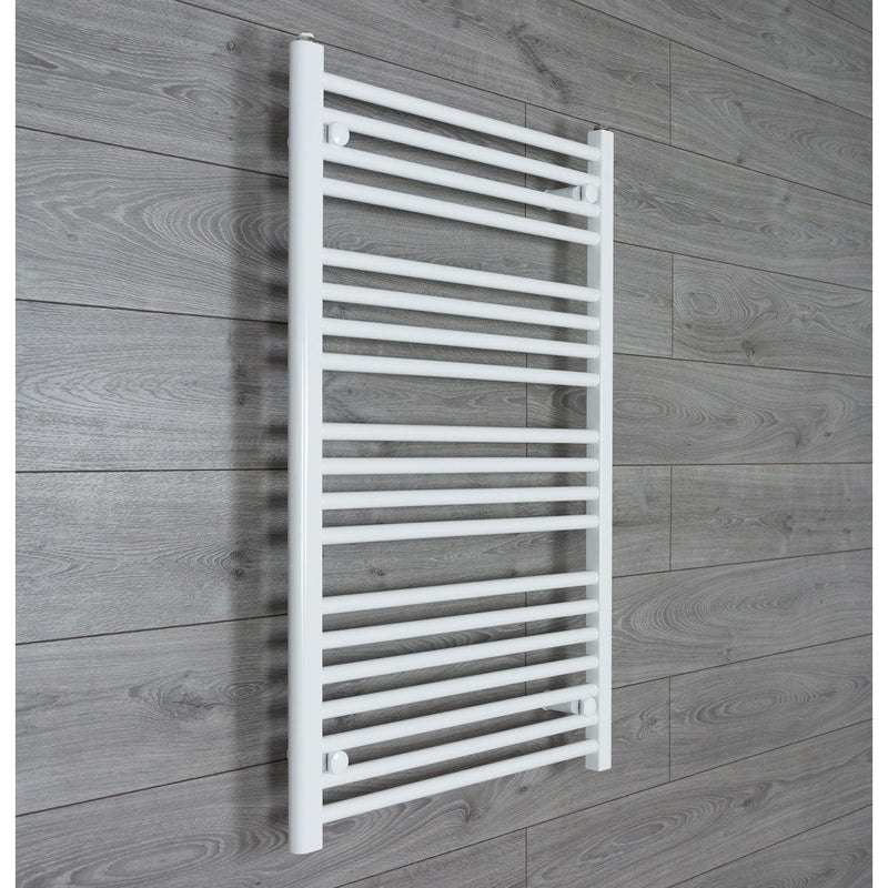 600mm Wide x 1200mm High Heated Towel Radiator Flat White
