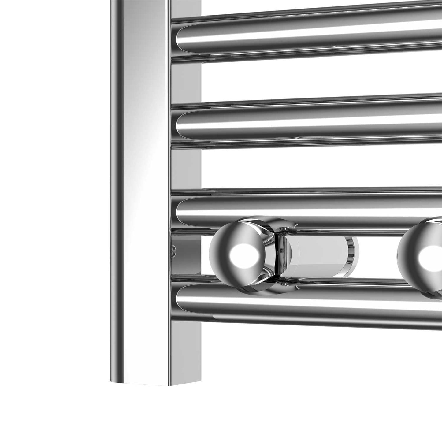 250 x 1000 Flat Chrome Pre-Filled Electric Heated Towel Rail