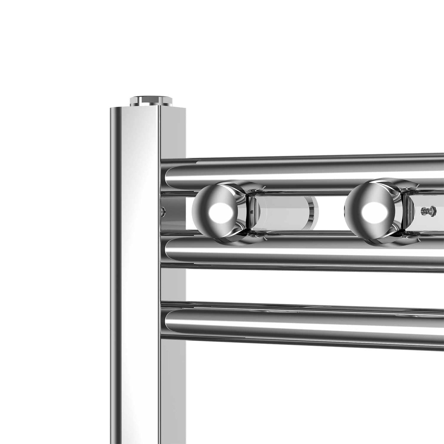 250 x 800mm Flat Chrome PreFilled Electric Heated Towel Rail