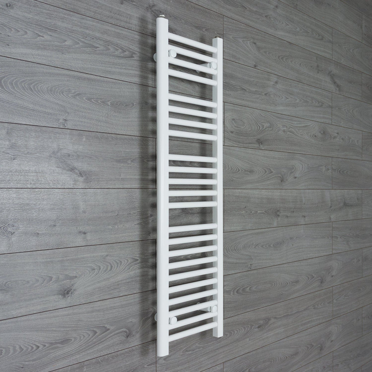 Towel Rail Only 400mm Wide 1200mm High Flat White Heated Towel Rail Radiator