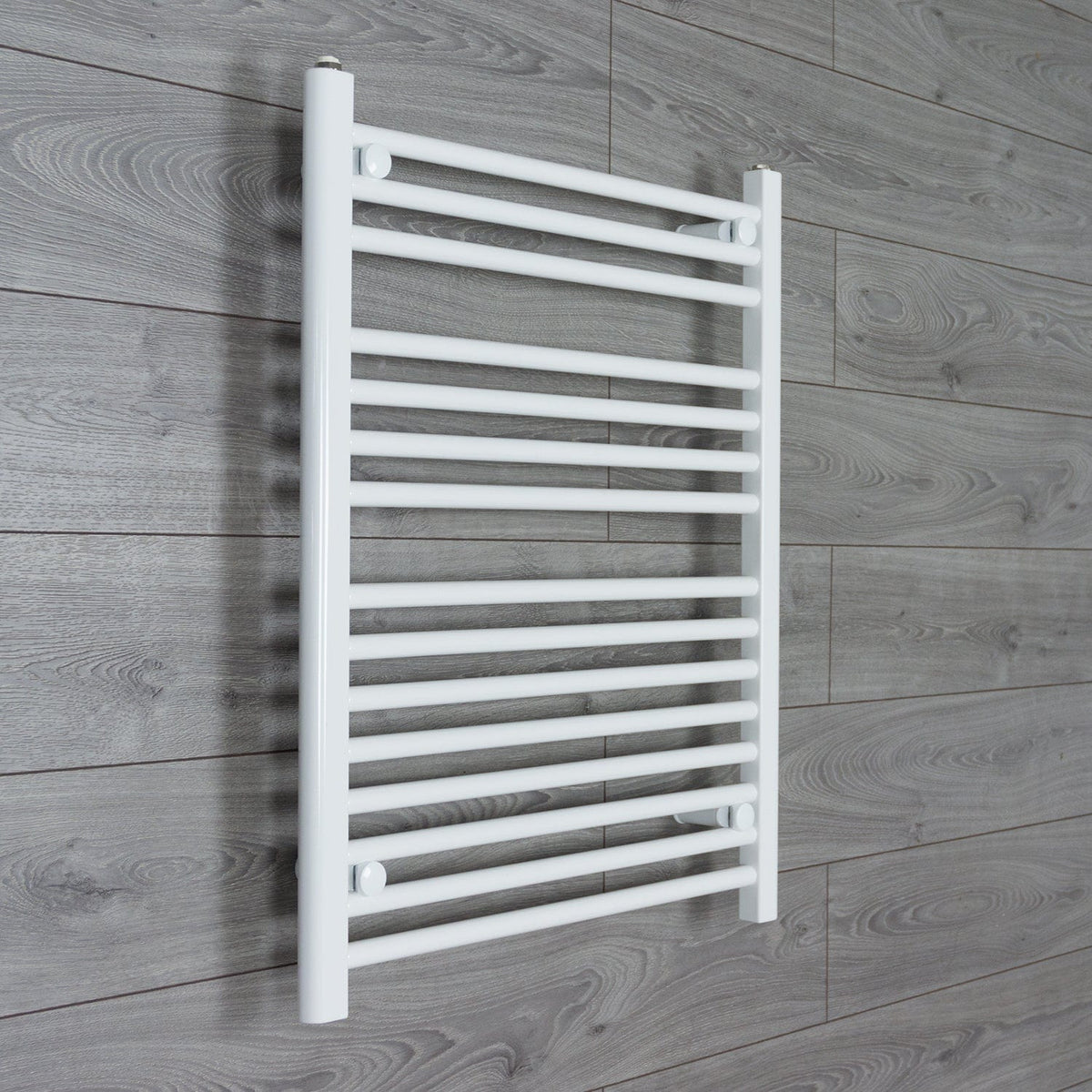 Without Valves 500 x 800 Heated Towel Rail Flat White Central Heating