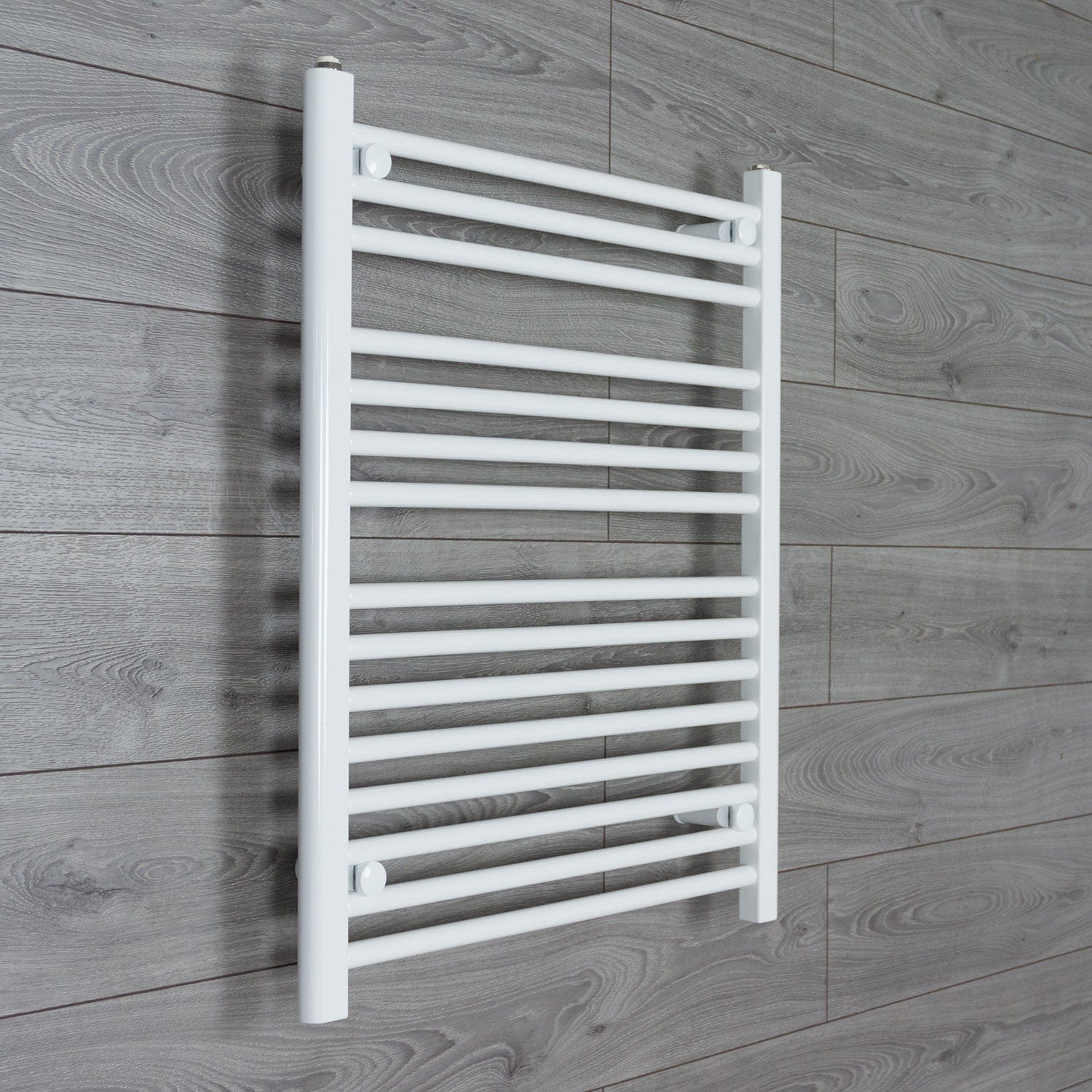 Without Valves 500 x 800 Heated Towel Rail Flat White Central Heating
