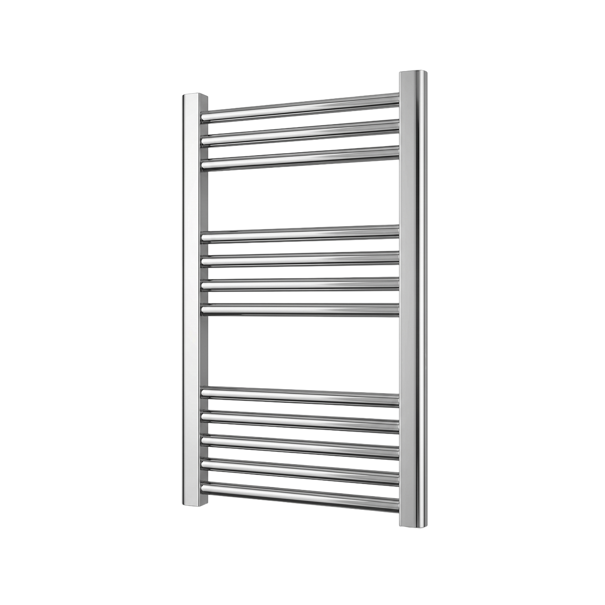 400 x 700mm Heated Straight Towel Rail Chrome