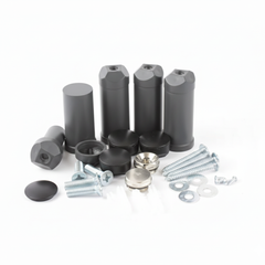 Anthracite Flat Heated Dual Fuel Towel Rail 400x1200mm