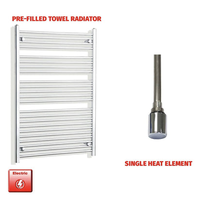 Chrome Electric Heated Towel Rail 1200 x 800mm