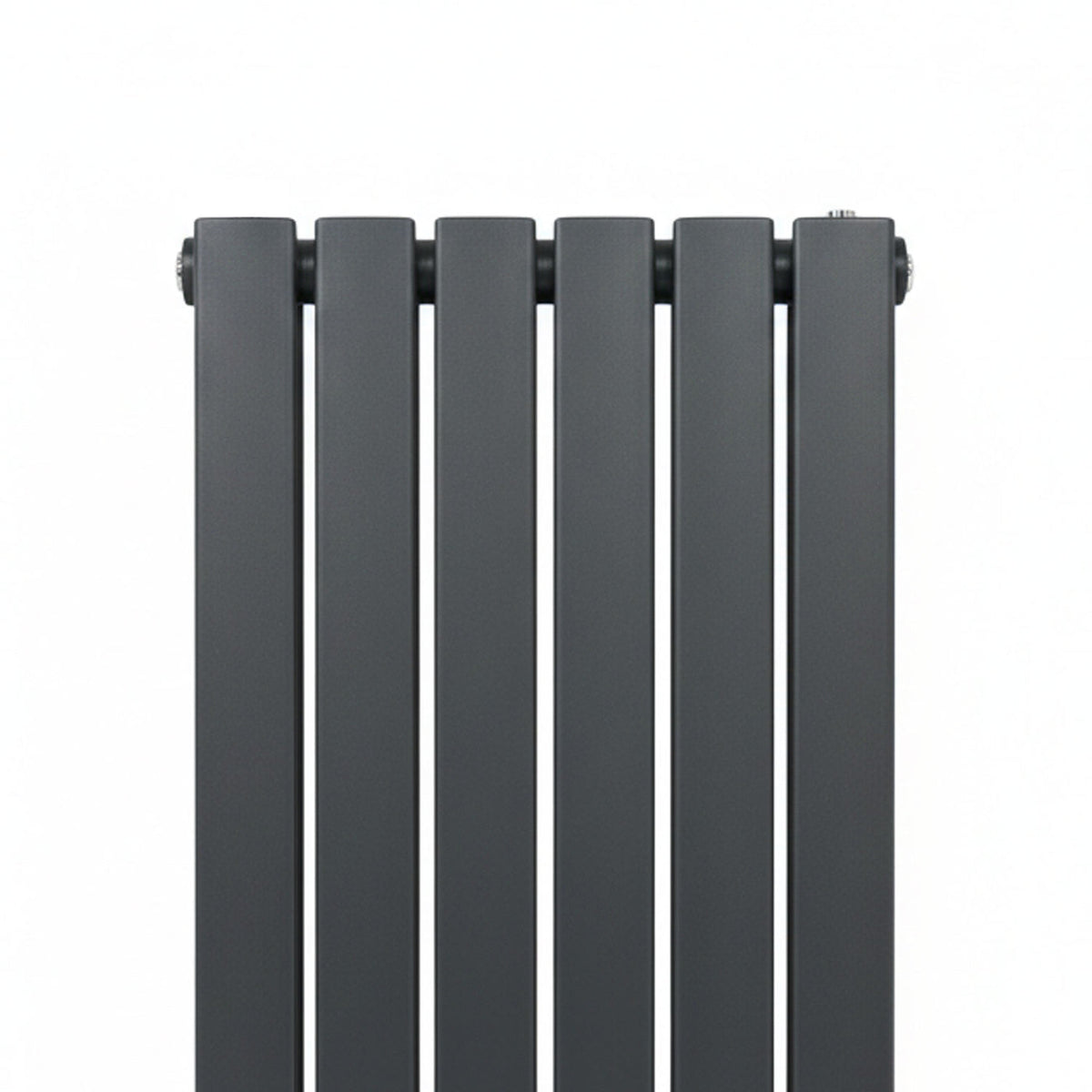 Flatty anthracite vertical column panel radiator