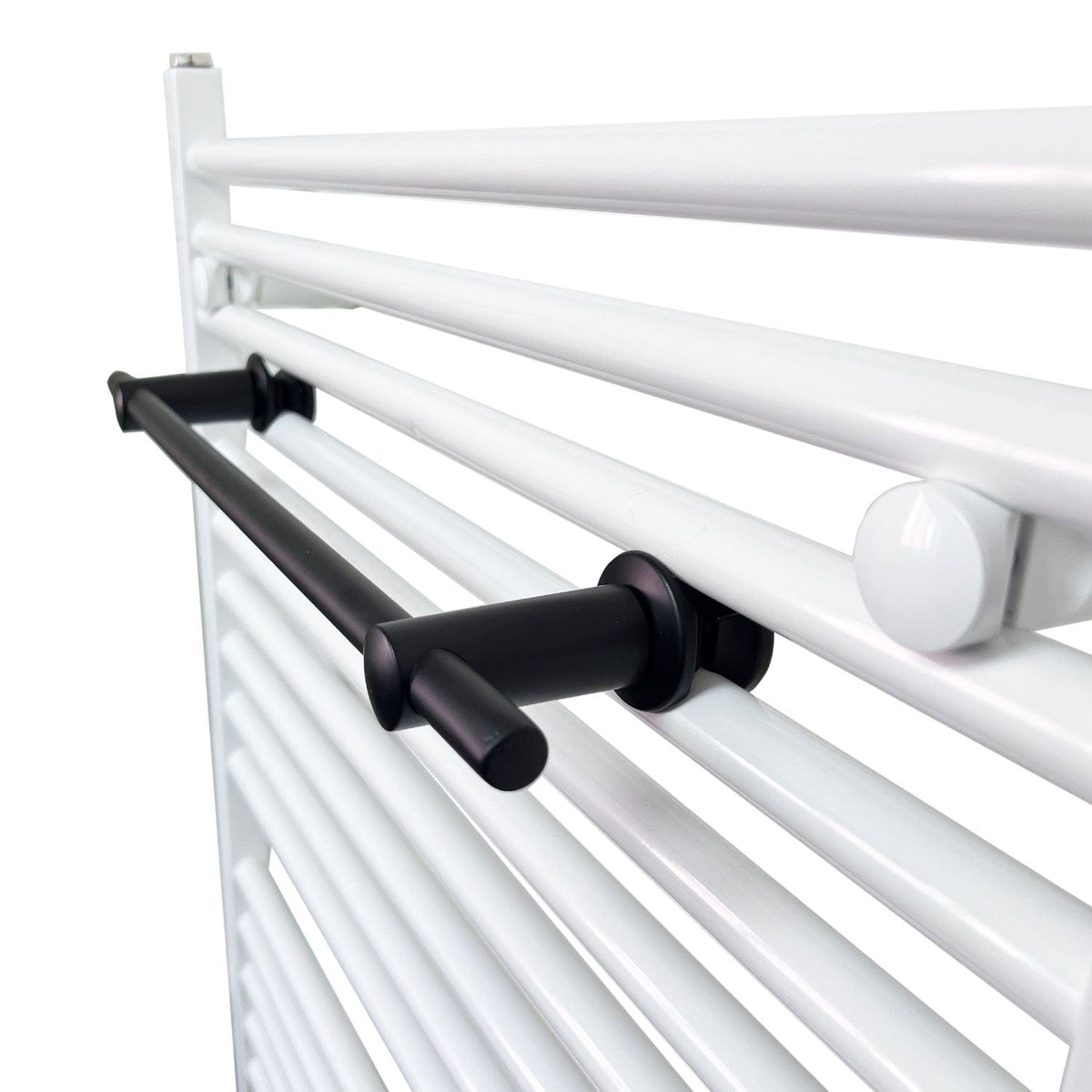 Black Hanger Extra Towel Rail Radiator Bar 460mm - Companyblue