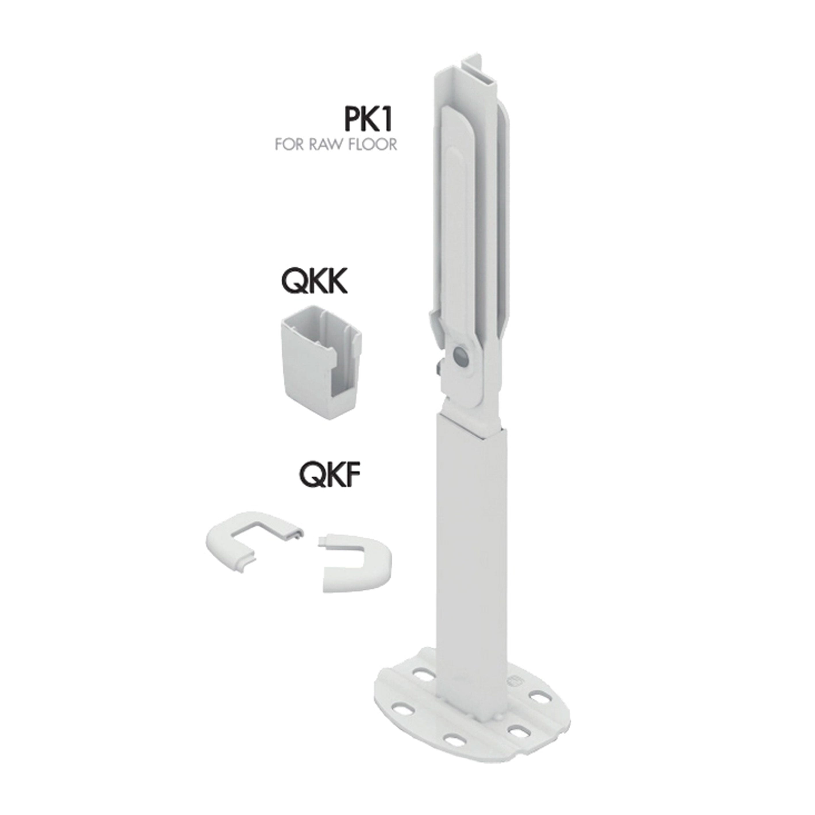 PK1 - Floor Brackets for Panel Radiators (300-1000mm)
