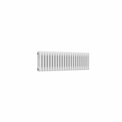 3 Column / 300 x 1010 mm Reina Colona White Traditional Column Horizontal Radiator