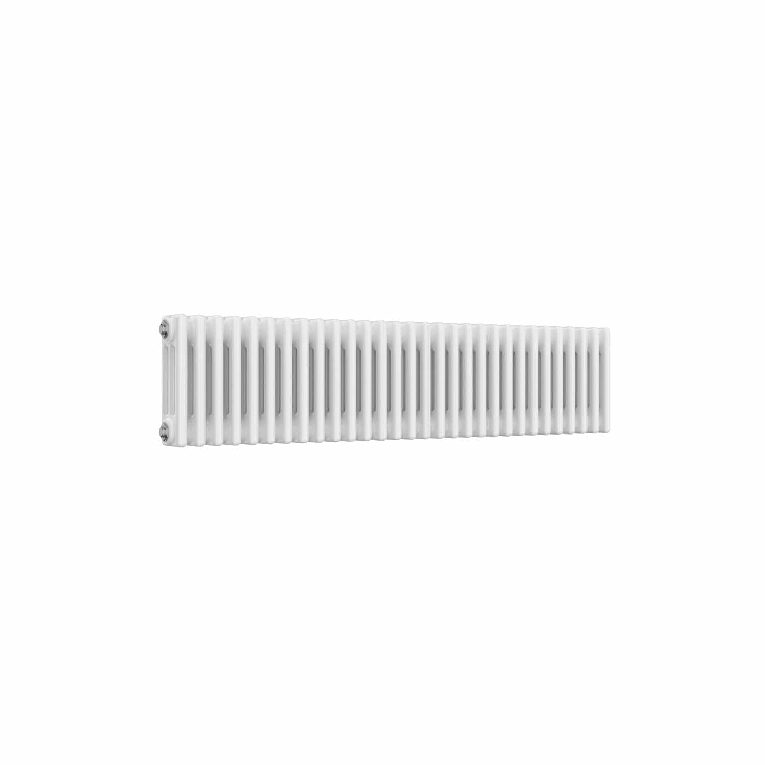 3 Column / 300 x 1370 mm Reina Colona White Traditional Column Horizontal Radiator