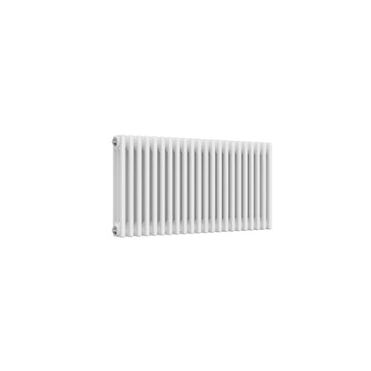 3 Column / 500 x 1010 mm Reina Colona White Traditional Column Horizontal Radiator