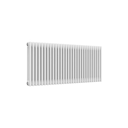 3 Column / 600 x 1370 mm Reina Colona White Traditional Column Horizontal Radiator