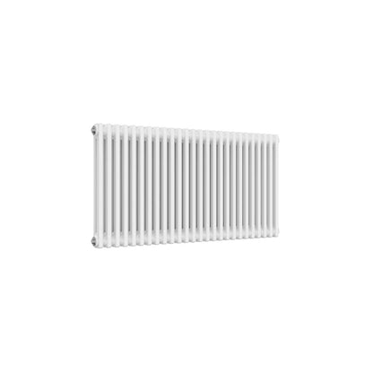 2 Column / 600 x 1190 mm Reina Colona White Traditional Column Horizontal Radiator